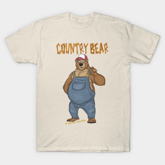 Country  bear T-Shirt by Sugar bear 